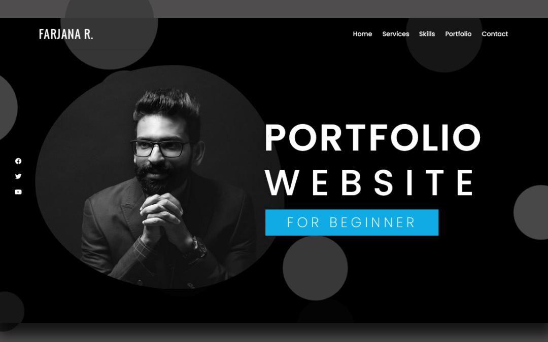 how to make portfolio website in wordpress with elementor | Step by step Tutorial