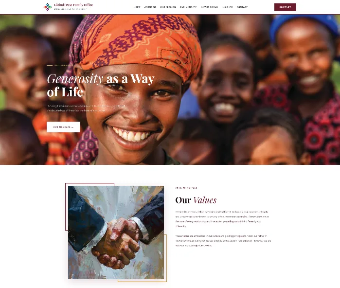 Divi 5 Website – GlobalTrust Family Office