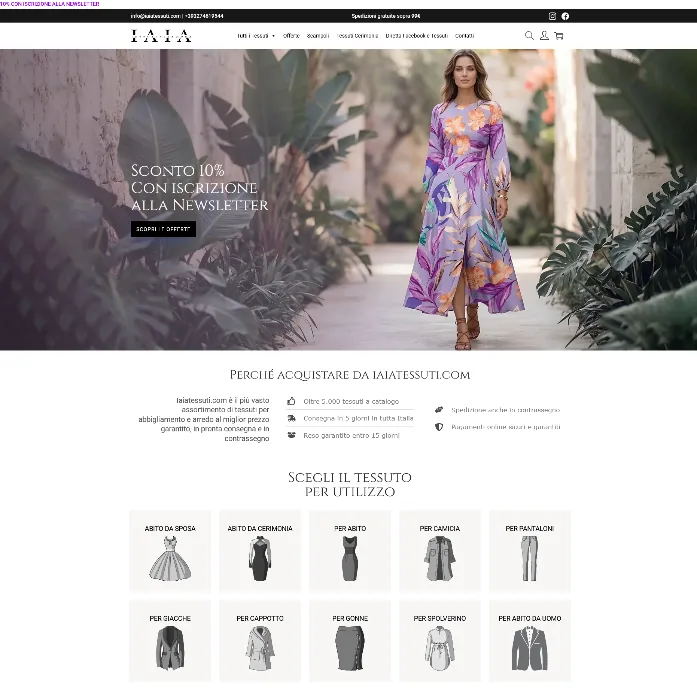 WooCommerce Fabric Shop – Woostify & Elementor